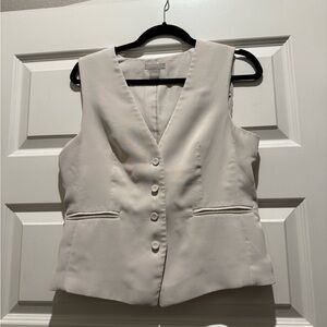 H&M Cream and Black Vest